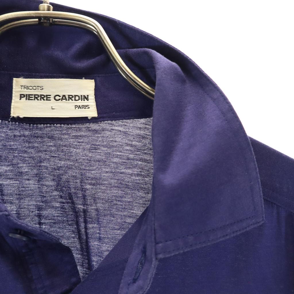 Pierre Cardin 90s Old Short Sleeve Polo Shirt L Navy Men's Used