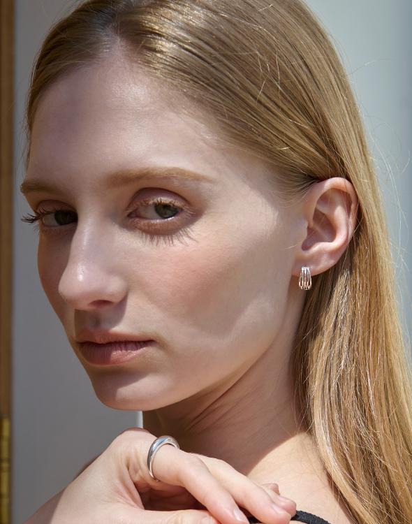 Attica Raw Fluid Earrings / Ebs049