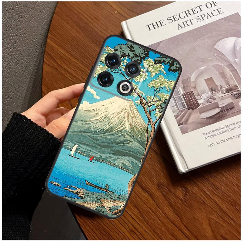 Japanese Wave Art Case For OnePlus 13s 13R 12R 10R 13 12 11 8T 10T Nord CE 4 3 2 Lite N10 N20 N30 Nord 5 Cover