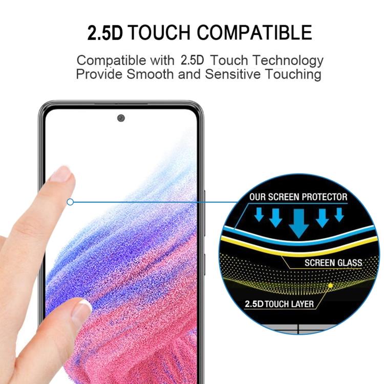 Full Glue Cover Screen Protector Tempered Glass Film For Samsung Galaxy A53 5G