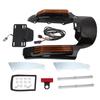 A28G-Motorcycle Rear Fender Fascia LED Running Brake Turn Light For Touring Road King FLHR Street Glide FLHX 14-20