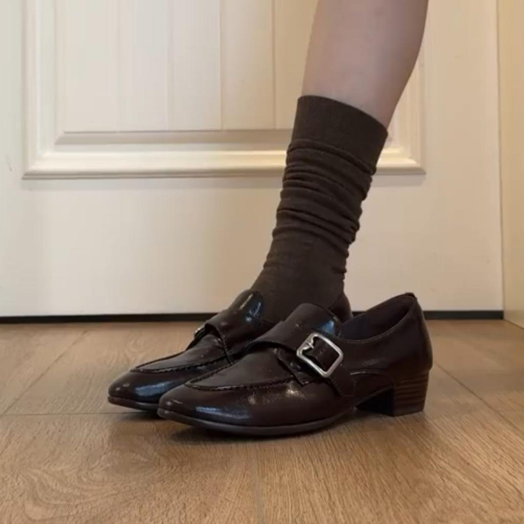 Anti-slip Shoes - New Style Women's Round-toe Shoes with Thick Heels, Single Sole