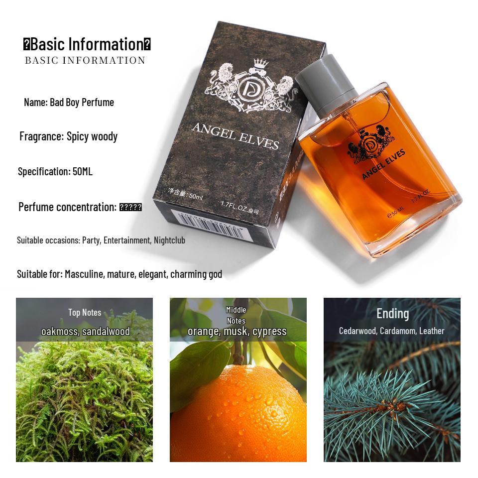 Gulong Men's Perfume - Long-lasting Seductive Blue Ocean & Earthy Scent