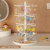 Standing Earring Necklace Holder 2/3/4-Tiers Hanging Jewelry Organizers Display Stand Jewelry Storage Display Tower Rack