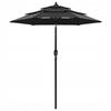 Garden Parasol Foldable On Pole Sturdy For Terrace Garden Balcony 2 M