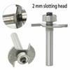 2mm Slot Cutter Bit T Trim Router Hand Held Electric Stand Motor-driven Drill for Knock On Furniture Machinery Accessories