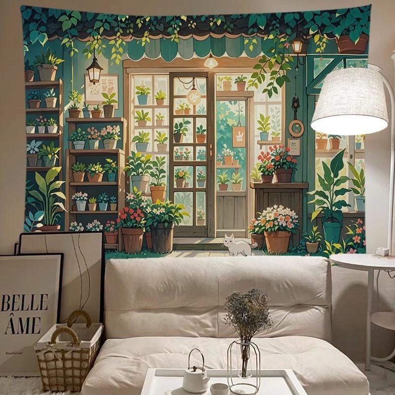 Mori Background Cloth Ins Tapestry Room Bedside Decoration Canvas Wall Cover Ugly New Fashion