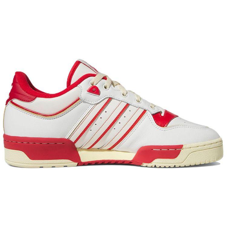 adidas Rivalry Low 86 Biało-Czerwone Męskie Sneakersy Core-White Off-White Team-Power-Red GZ2557