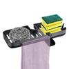 Kran handfat avloppsställ hängande kran avloppsställ Över kran handfat organizer för svampar tvål handduk hushåll