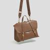 2024 High-End Retro Briefcase Backpack: Large-Capacity Commuter Tote & Laptop Bag