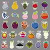 52 One Piece Devil Fruit Stickers: Japanese Anime Decoration for Phone Cases & Computers