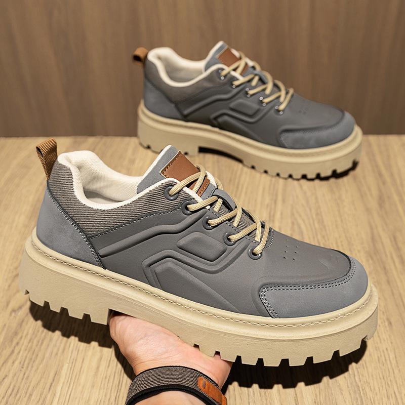 Herbst Außen Nische Design Sinn Business Casual Lederschuhe Trendig Küche Schmutzabweisend Wasserdicht Arbeitsschutzschuhe
