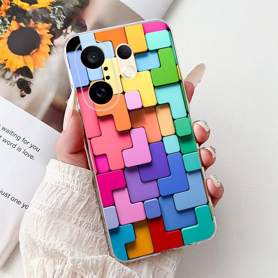 For Vivo S30 Pro Mini V2465A Cool Dragon Tiger Painted Phone Case For Vivo S30Pro Mini 5G Soft Silicone TPU Cases