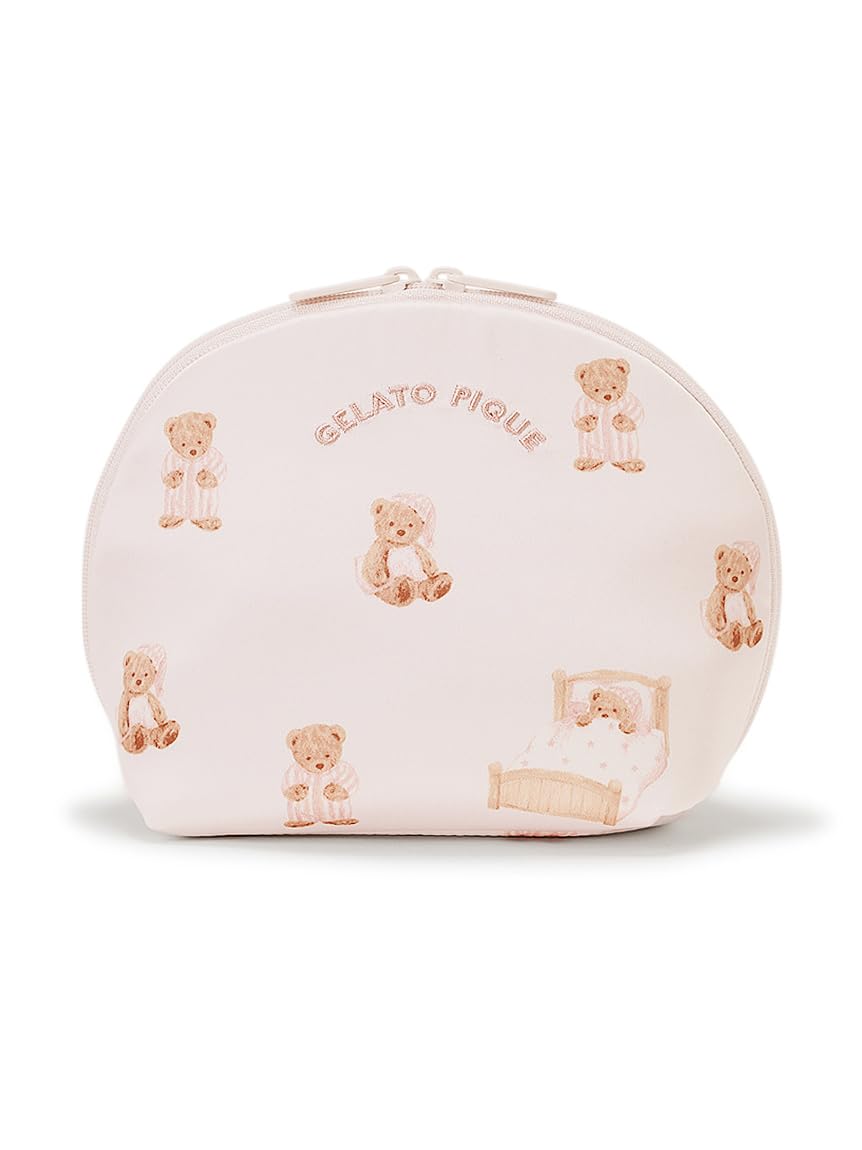 

Gelato Pique GOOD NIGHT BEAR Print Pouch PWGB244765 PNK