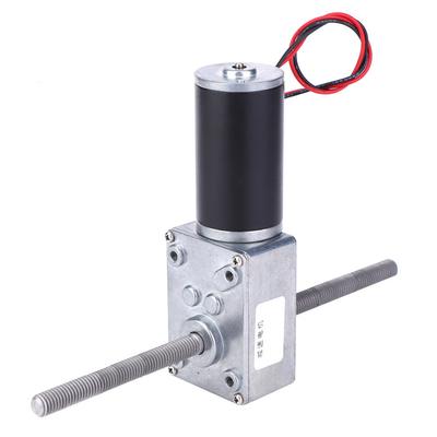 Motor snekkegear Høj torsionsmoment M8 skrue Dobbelt aksel 2 Højregangstråd uden flange(Reduktionsforhold 200 )