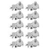 10Pcs Solar Mounting System Grounding Clip Lug Bracket Clamps Photovoltaic Support Parts