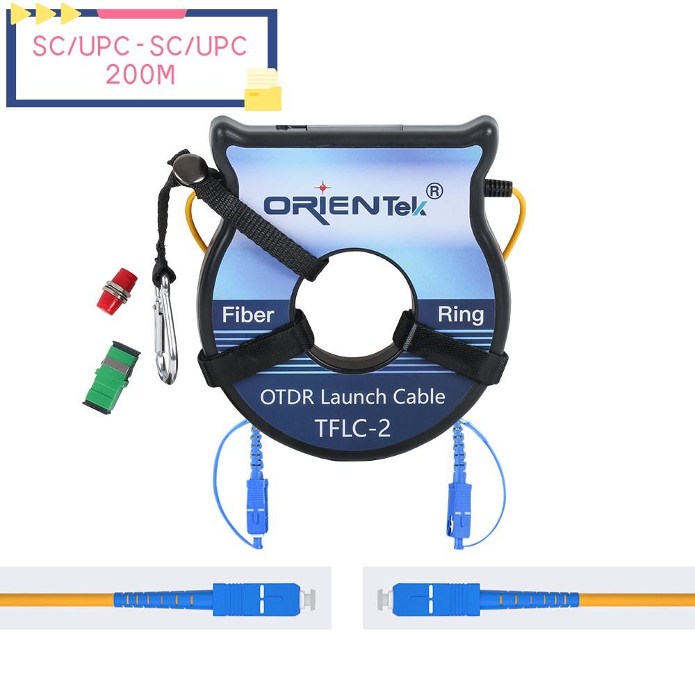 200M SC FC LC UPC APC Connector OTDR De Fibra Launch Cable Fiber Rings Single Mode OTDR Test Extension Cord Dead Zone Eliminator
