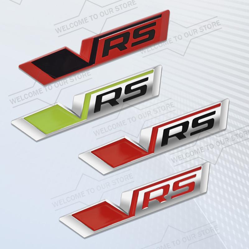 xnapd1 Car Styling New VRS Emblem Body Trunk 3D Metal Grille Badge Stickers Decal For Octavia Enyaq RS Elroq Kushaq Citigo Superb Scala