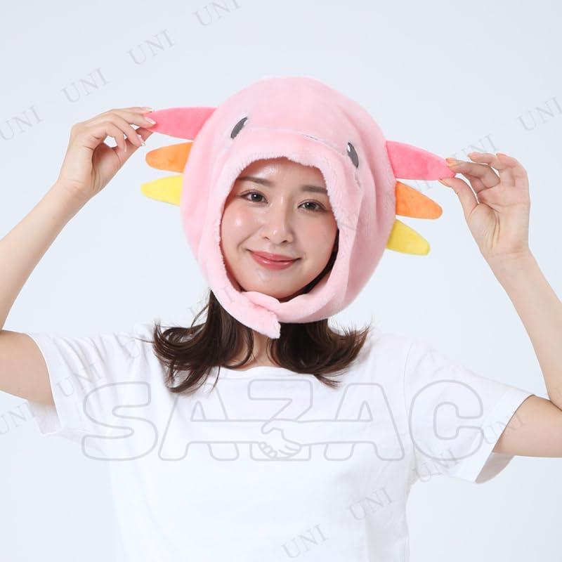 [SAZAC] Kigurumi Cap Hat Animal Axolotl Upa