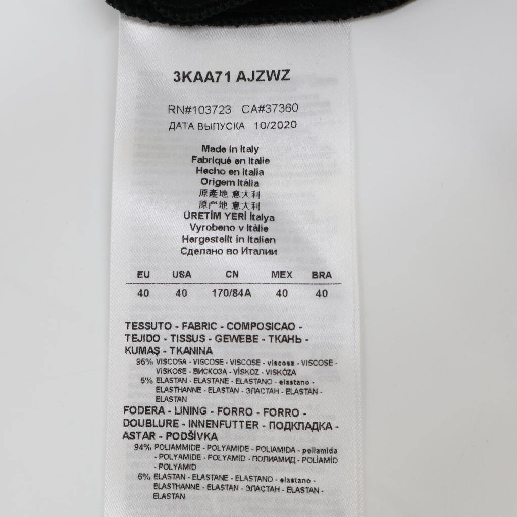 GIORGIO ARMANI 3KAA71 AJZWZ 20 Years Drape Sleeveless Dress dress 40 blackUsed