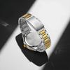 Luxury Business Watch Sports Quartz Clock Luminous Calendar Watches for Man Stainless Steel Waterproof Wristwatch