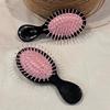 Peignes mignons à coussin d'air avec nœud Pliant/Non pliant Antistatique Peigne à cheveux à coussin d'air pour femmes Accessoires pour cheveux