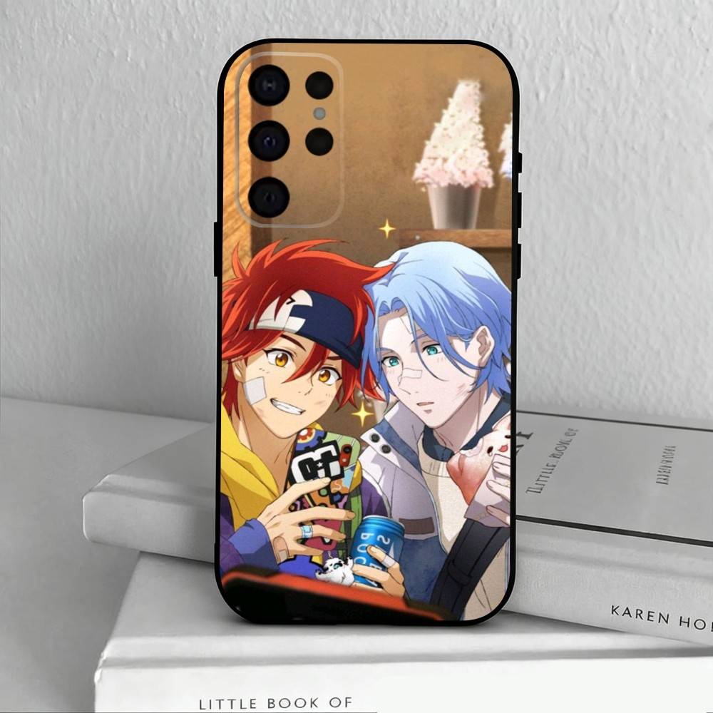 SK8 The Infinity L-Langa R-Reki Phone Case For Samsung S25,24,23,22,30,21,10,9,Ultra,Plus,Lite,FE,4,5 G Soft Black Case