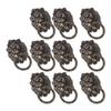 10Pcs Furniture Handles Vintage Unique Animal Head Shape Knobs for Drawers Jewelry Boxes