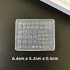 Translucent Clear Nail Charm Mold Silicone Nail Art Template Cute Manicure Mold  Home Manicure