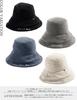 Adele AW Charmant Wide Brim Full Sun UV Adjustable with Chin Size L Gray Loo&c Women's Hat, Protection, Protection, Fall/Winter Warmth, Foldable,