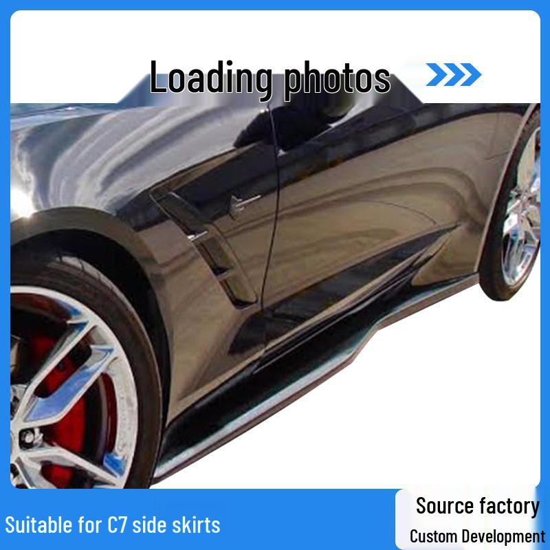 Chevrolet Corvette C7 Side Skirt for 14-19 Z06 Bumper Modification