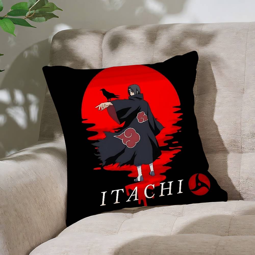 N-NarutoS Pillow Case Cushion Cover Soft Cute Throw Pillow Case For Car Sofa Pillowcase Polyester With Zipper