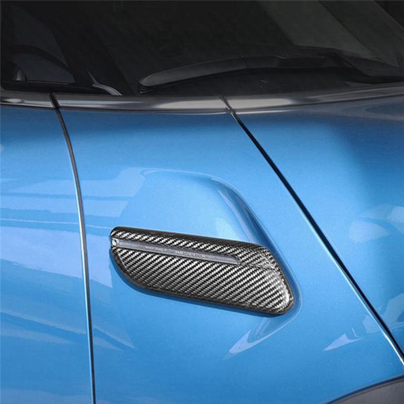 Car Turn Signal Sticker Carbon Fiber Side Turn Signal Cover For MINI Cooper F55 F56 F57 2025 2025