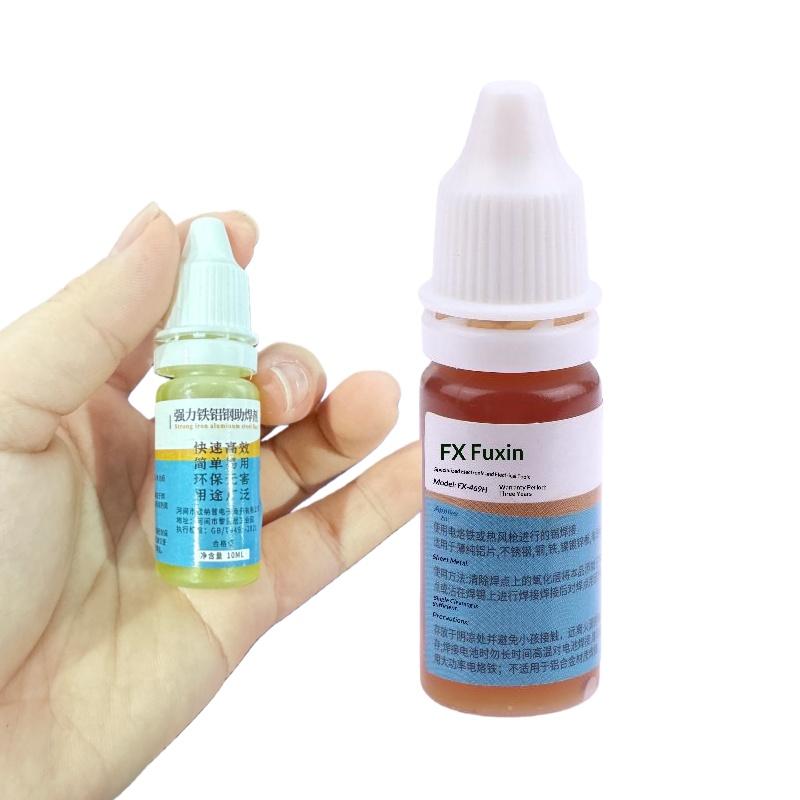 1Pcs Liquid Aluminum Metal Electronics Copper Soldering Flux 10ml Soldering Flux No Water Cleaning 18650 Battery Soldering
