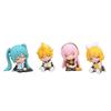 Miku & Friends Set: 4 Gashapon Figures of Miku, Luka & Kagamine Twins by TOMY