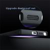 For Samsung Galaxy S25 Ultra Case Skin-Touch TPU + PC Matte Phone Back Cover, Transparent Black