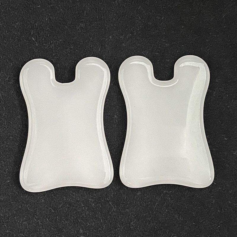 Natural Jade Scrapping Plate Beauty Shaving Board Lifting and Tightening Pull Tendons Scrapping Plate Universal for Entire Body Shaving Board Surface