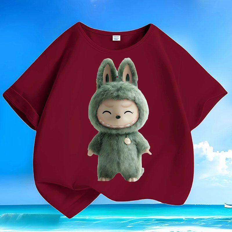 

Children s Fashion T-shirts, Loose Short-sleeved Tops for Boys and Girls in Summer 160