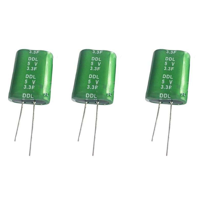 3.3F Capacitor Rapid Charging Discharge 5V Power Backup Long Use 500000 Cycles For Electronic Devices