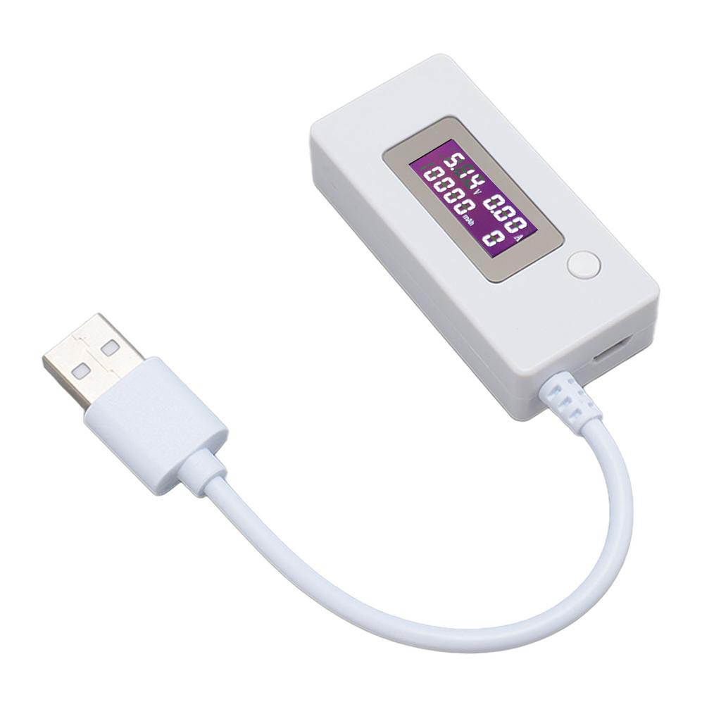 USB Charger Detector High Accuracy Plug and Play Portable USB Voltage Current Power Meter for Phone