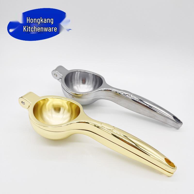 Zinc Alloy Multifunctional Manual Fruit Juicer - Lemon & Pomegranate Squeezer for Home Use