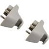 1HS09BD1AA Sun Visor Hook Clip 2Pcs Compatible with Dodge Ram 1500 2500 3500 4500 5500 2009-2021, Sun Visor Hook Clip, Support, Bracket, Gray