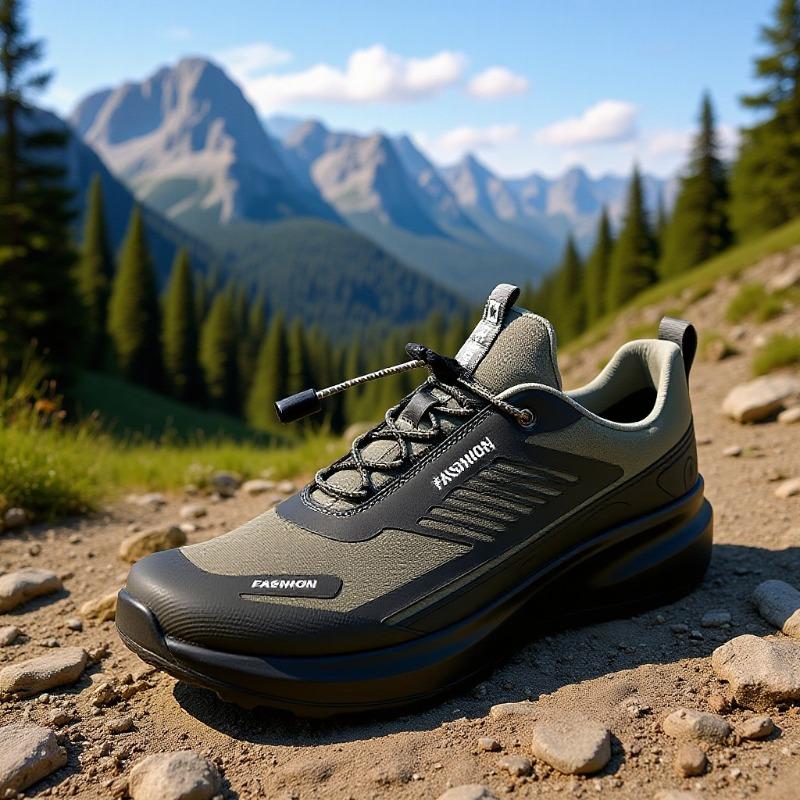 Herrenschuhe neue Mode Freizeitschuhe Herren Sportschuhe einfach atmungsaktiv leicht Outdoor Reise Ein-Pedal Laufschuhe