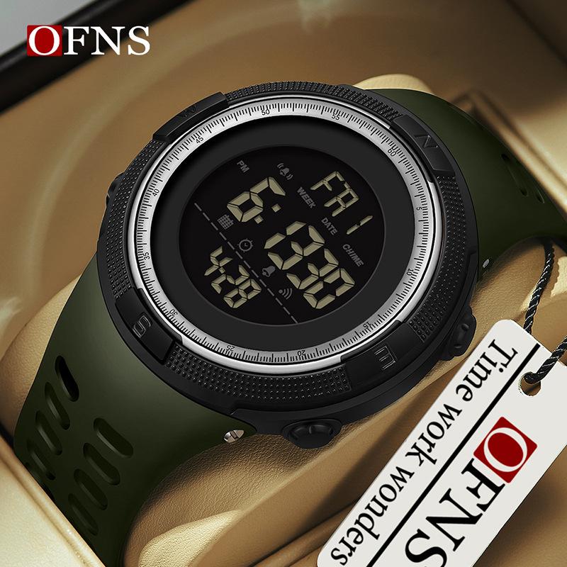 OFNS Popular Multifunctional Luminous Sports Watch for Students