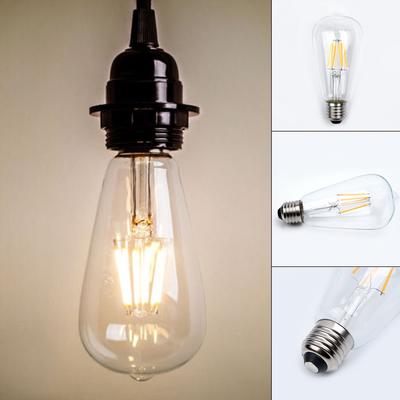 Vintage Filament LED Edison Glühbirne 2W/4W/6W/8W E27 Dekorative Industrieleuchte UK