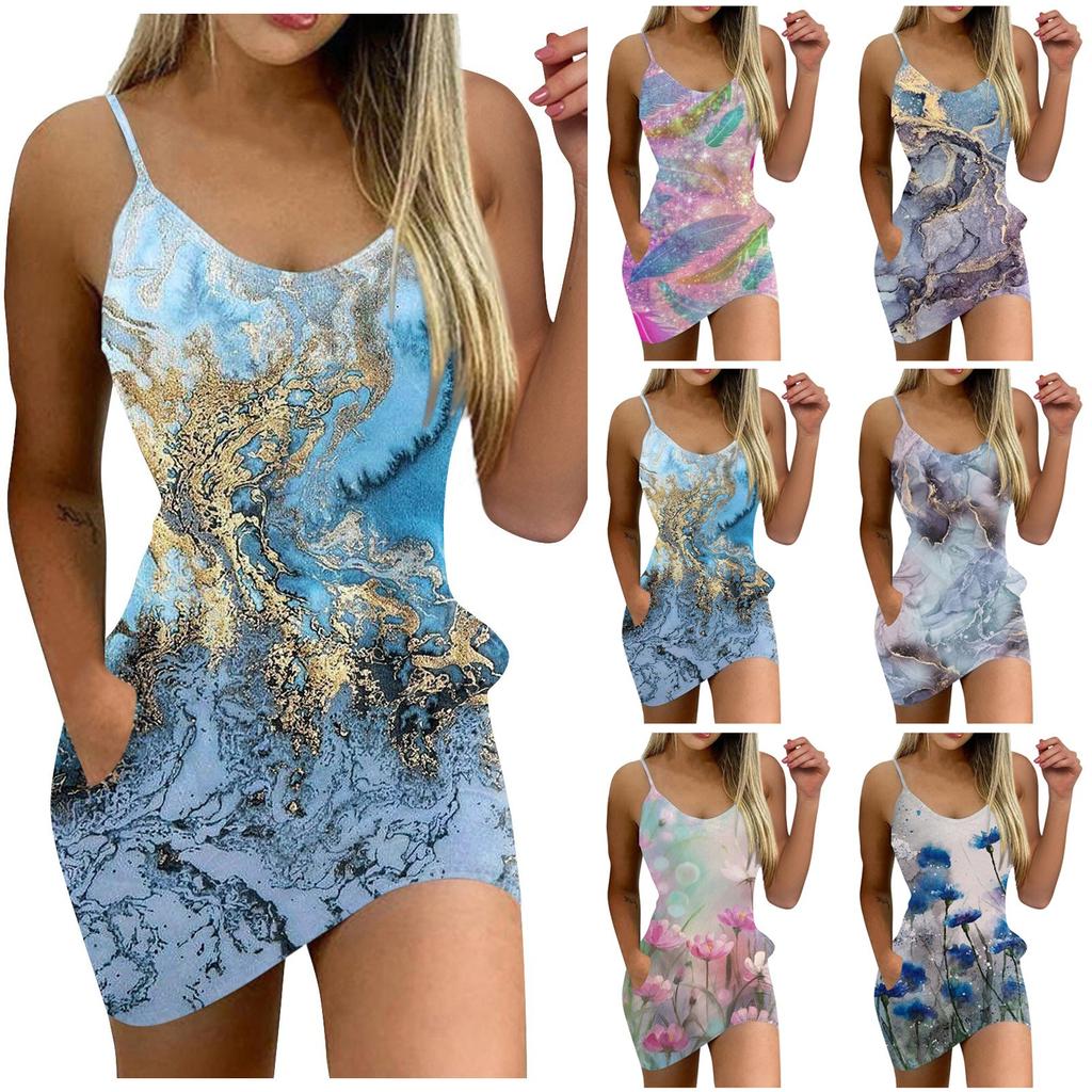 Dámské ležérní volné módní košilkové šaty s kulatým výstřihem a kulatým výstřihem