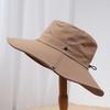 Summer Big Brim Outdoor Visor Male and Female Versatile Leisure Sports Mountaineering Sun Hat Versatile Bucket Hat