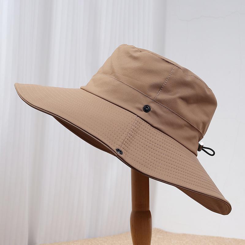 Summer Big Brim Outdoor Visor Male and Female Versatile Leisure Sports Mountaineering Sun Hat Versatile Bucket Hat