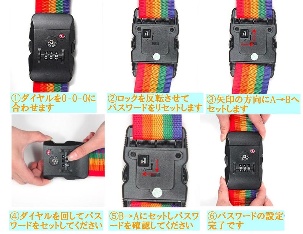 TAS Lock Suitcase Carry Case Belt Adjustable Dial Lock Band Travel Convenience Item Luggage Securing Belt Prevents Luggage from Business Prevents