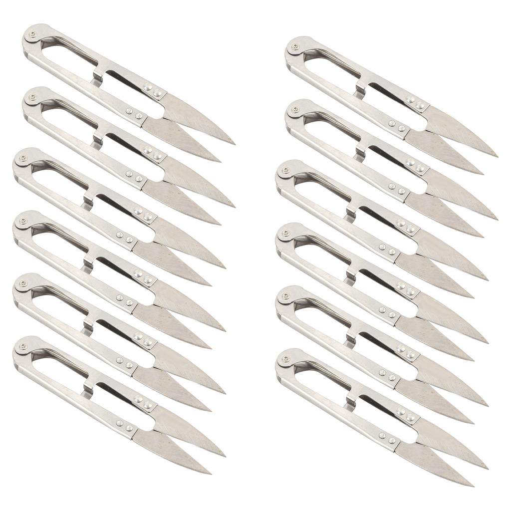 12Pcs Embroidery Yarn Scissors Small Thrd Sewing Scissors Snippers